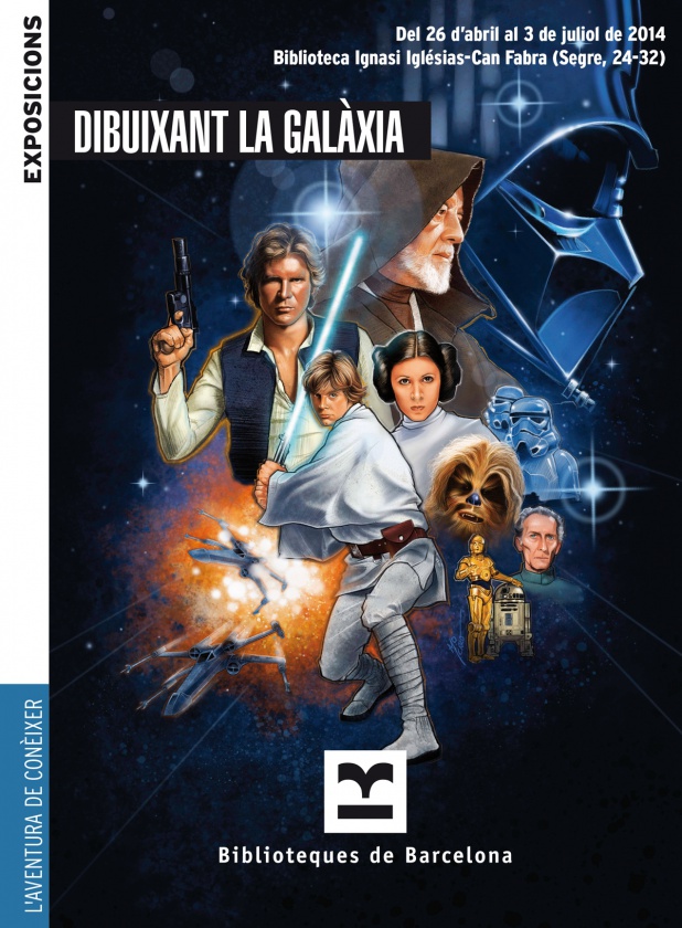 Exposición Star Wars "Dibuixant la Galàxia"