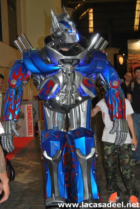 Cosplayers Transformer Salón del Cómic de Barcelona