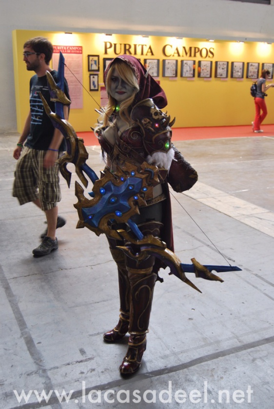 Cosplayers Elfa Salón Cómic Barcelona