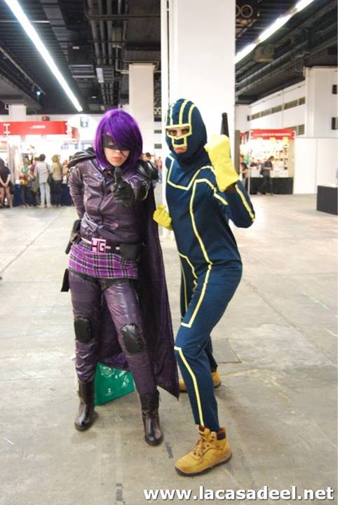 Cosplayers Kick-Ass Salón del Cómic de Barcelona