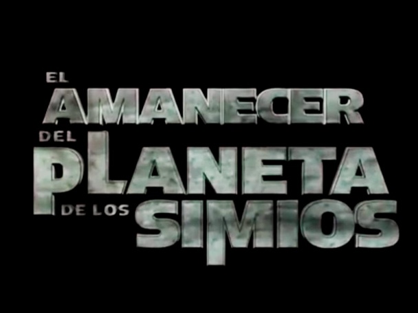 logo el amanecer del planeta de los simios