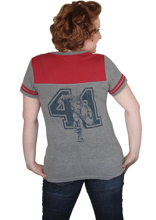 Camiseta Capitán América Atrás