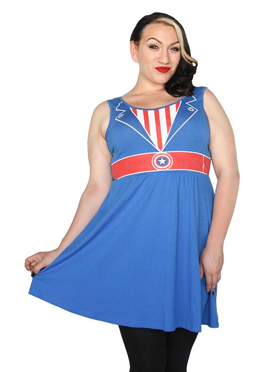 Vestido Capitán América