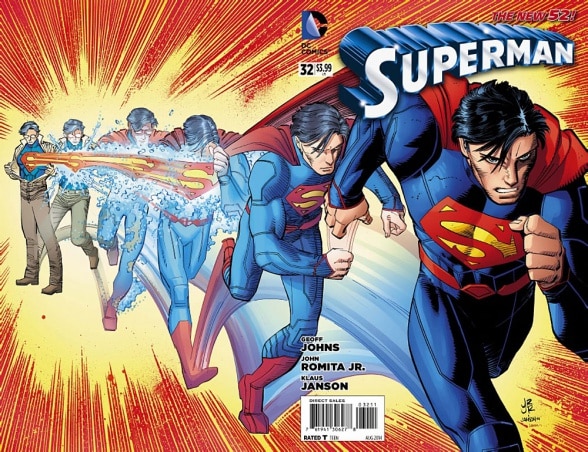 Nueva preview de Superman #32 con Geoff Johns y John Romita, Jr.