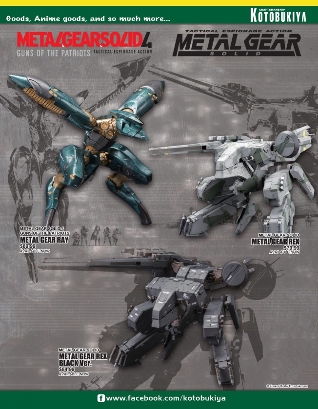[SDCC2014] Catálogo de Kotobukiya para la Comic-Con