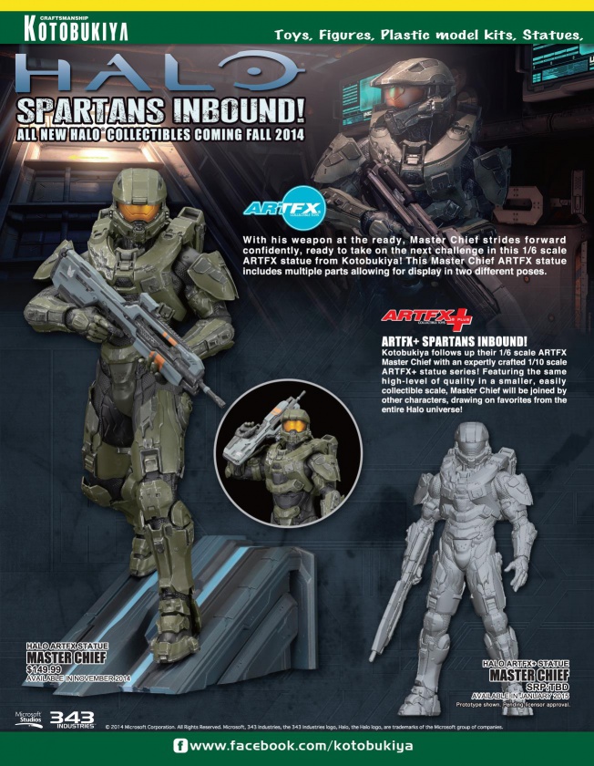 [SDCC2014] Catálogo de Kotobukiya para la Comic-Con