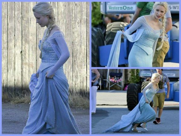 Primeras imágenes de Georgina Haig como Elsa en Érase una Vez