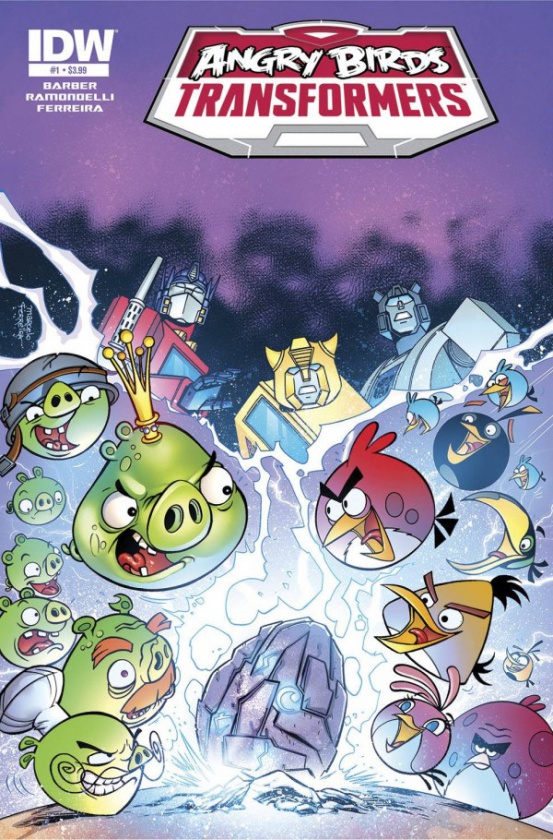 Angry Birds Transformers existe: portadas del número 1 2 Angry Birds - Transformers