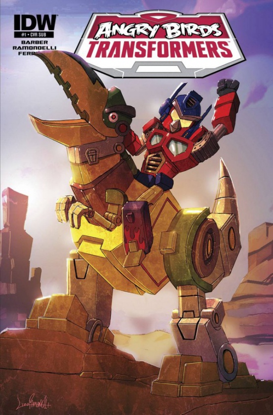 Angry Birds Transformers existe: portadas del número 1 1 Angry Birds - Transformers