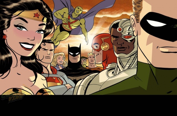 Darwyn Cooke y sus espectaculares portadas alternativas de diciembre 8 Justice League 37 Darwyn Cooke