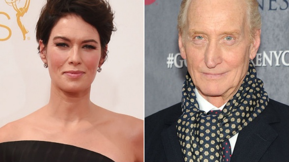 Lena Headey y Charles Dance Lena Headey y Charles Dance