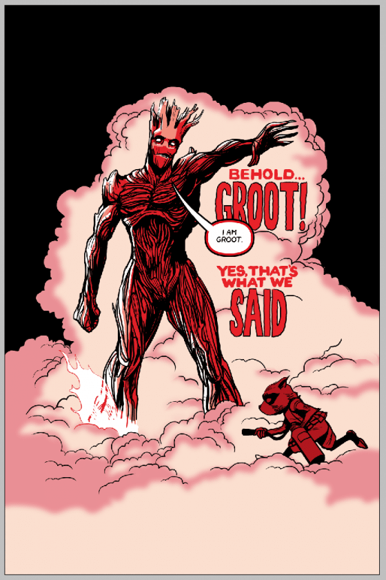 Mapache Cohete y Groot invaden las portadas de Marvel de noviembre