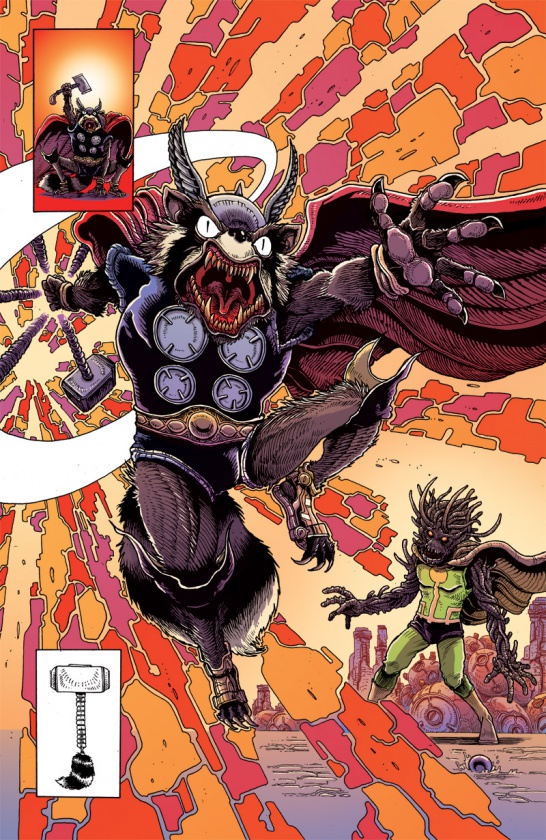 Mapache Cohete y Groot invaden las portadas de Marvel de noviembre