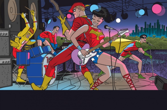 Darwyn Cooke y sus espectaculares portadas alternativas de diciembre 16 Teen Titans 5 Darwyn Cooke
