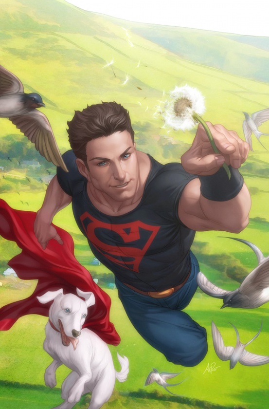 Los increíbles chicos del mundo del cómic de Artgerm 17 Superboy