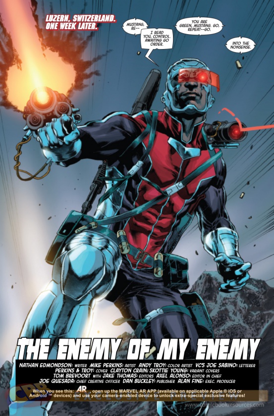 Primer vistazo al cómic 'Deathlok #1' 7 Primer vistazo a 'Deathlok #1'