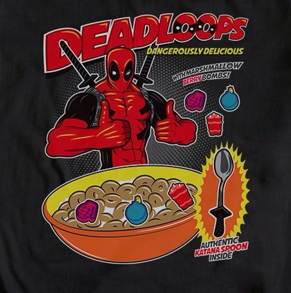 Ilustraciones de cereales basados en personajes de Marvel Comics