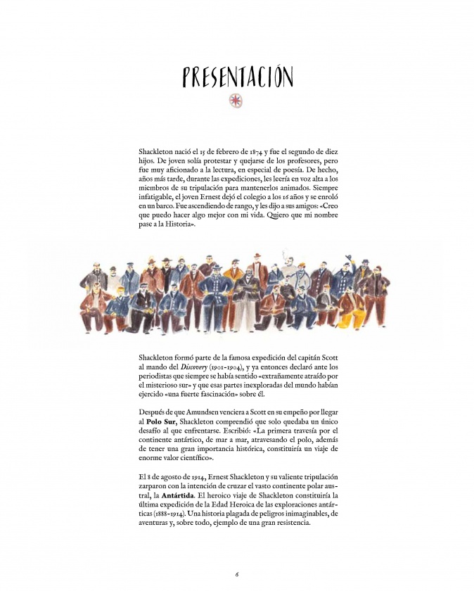 'El viaje de Shackleton' de William Grill 4 William Grill publica ‘El viaje de Shackleton’ con Impedimenta, celebrando el centenario del viaje a la Antártida de Ernest Shackleton y la tripulación del Endurance