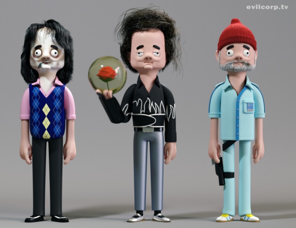 Figuras de vinilo de A Large Evil Corporation 4 Figuras de vinilo A Large Evil Corporation
