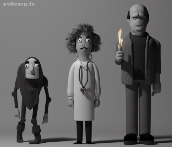 Figuras de vinilo de A Large Evil Corporation 8 Figuras de vinilo A Large Evil Corporation