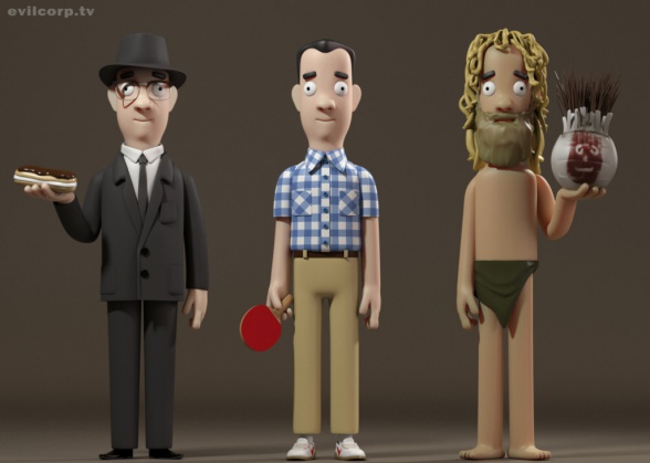 Figuras de vinilo de A Large Evil Corporation 1 Figuras de vinilo A Large Evil Corporation