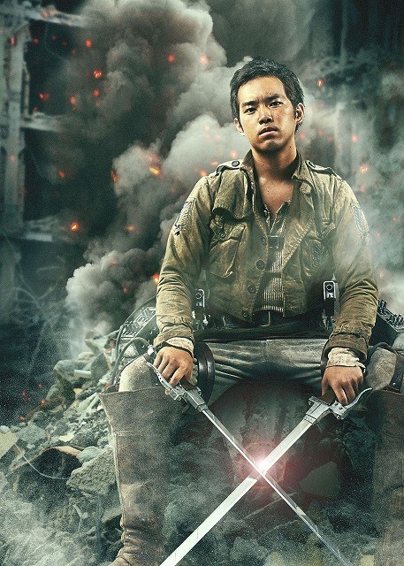 Primer vistazo a la película de imagen real de 'Ataque a los Titanes' 10 Ataque a los Titanes - Takahiro Miura como Jean