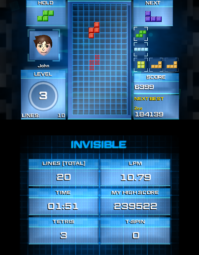 Una nueva versión de 'Tetris' llega a Nintendo 3DS