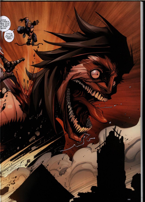 Primeras imágenes a color del crossover entre 'Ataque a los Titanes' y Marvel 4 Ataque a los Titanes, Guardianes de la Galaxia, Los Vengadores, Marvel