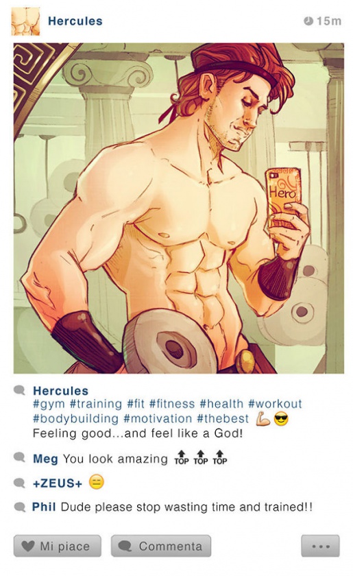 Los selfies de los personajes Disney