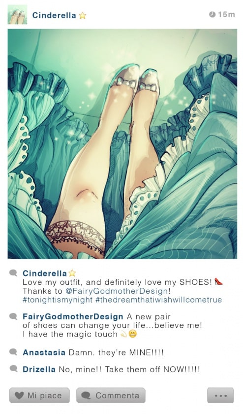 Los selfies de los personajes Disney