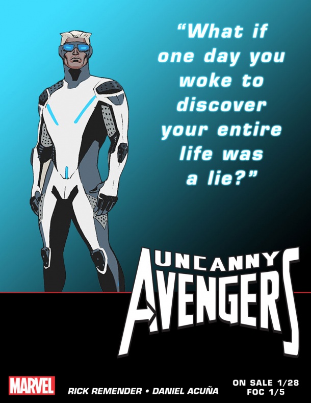 El nuevo aspecto de Mercurio para 'Uncanny Avengers' 2 Mercurio
