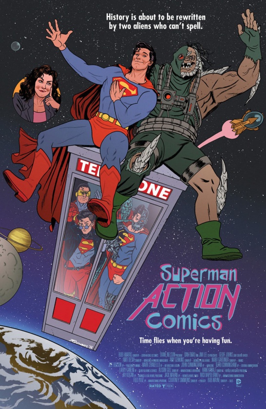 En marzo DC usará pósters de cine para sus portadas alternativas 1 Portada alternativa Action Comics