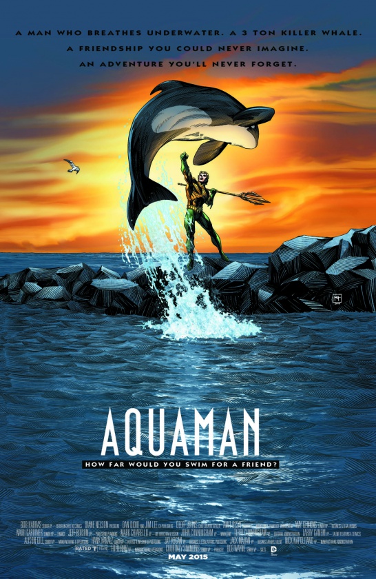 En marzo DC usará pósters de cine para sus portadas alternativas 2 Portada alternativa Aquaman