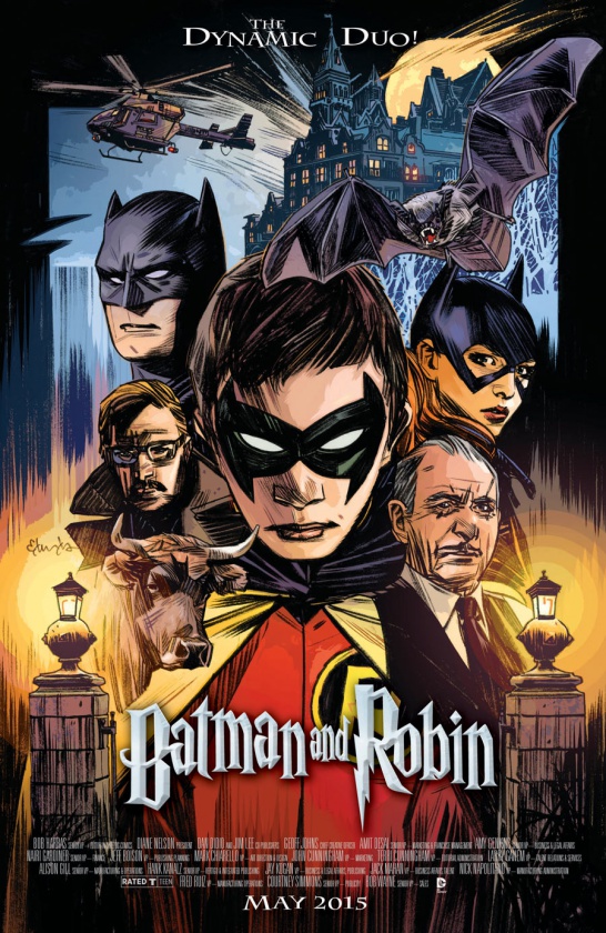 En marzo DC usará pósters de cine para sus portadas alternativas 4 Portada alternativa Batman y Robin