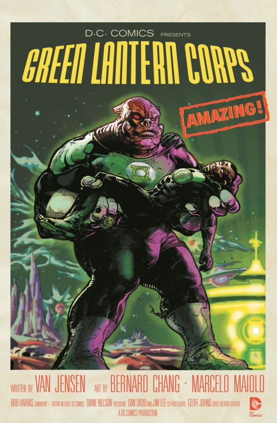 En marzo DC usará pósters de cine para sus portadas alternativas 5 Portada alternativa Green Lantern Corps