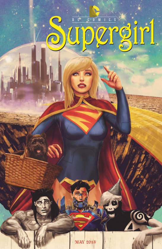 En marzo DC usará pósters de cine para sus portadas alternativas 10 Portada alternativa Supergirl
