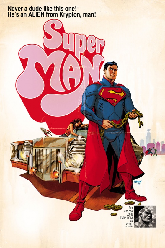 En marzo DC usará pósters de cine para sus portadas alternativas 13 Portada alternativa Superman