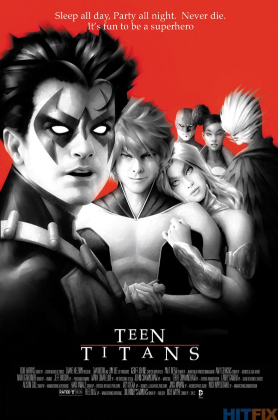 En marzo DC usará pósters de cine para sus portadas alternativas 14 Portada alternativa Teen Titans