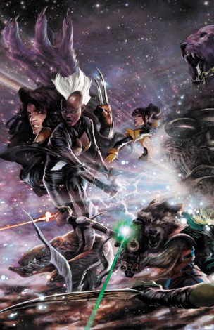 Guardians of the Galaxy X-Men The Black Vortex Alpha #1 Variant Cover por Alexander Lozano