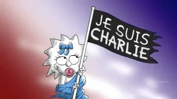 Homenaje-Simpsons-Charlie-Hebdo Los Simpsons Charlie Hebdo