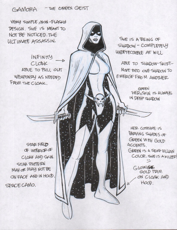 Rediseño de Gamora