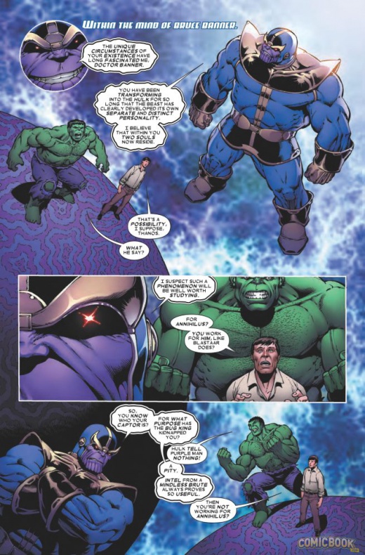 Primer vistazo a 'Thanos Vs. Hulk #2' 6 Thanos vs Hulk 1