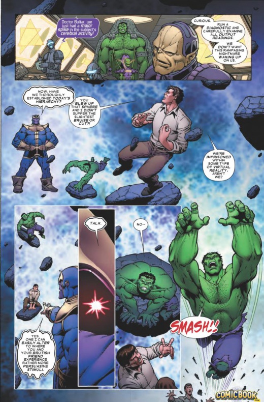 Primer vistazo a 'Thanos Vs. Hulk #2' 4 Thanos vs Hulk 3