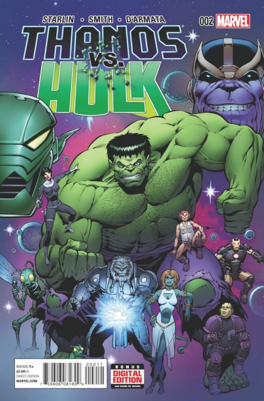 Primer vistazo a 'Thanos Vs. Hulk #2' 3 Thanos vs Hulk portada