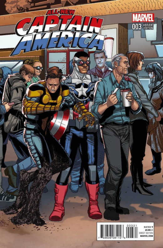 Welcome Home variant cover 03 - All New Captain America 03