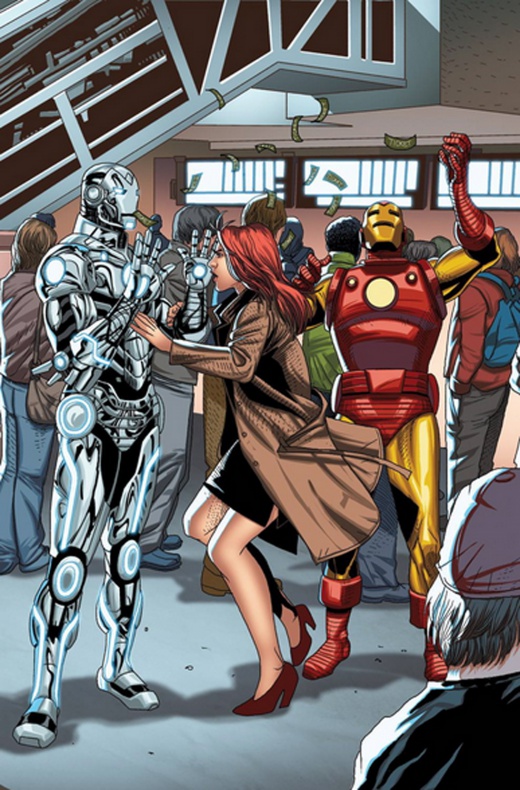 Welcome Home variant cover 15 - Superior Iron Man 4