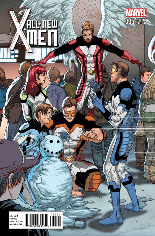 Welcome Home variant cover 16 - All New X-Men 35