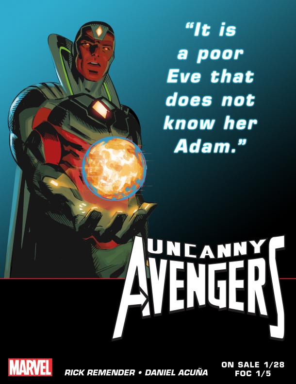 Nuevo aspecto de Visión para ‘Uncanny Avengers’ 2 Visión