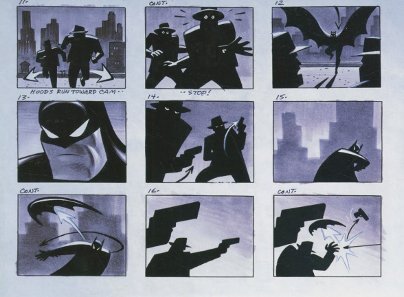 animada, Artículo Series, Batman, DC, DC Comics, Selección del editor, storyboard