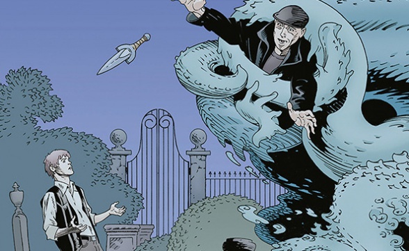 Libro cementerio comic cover